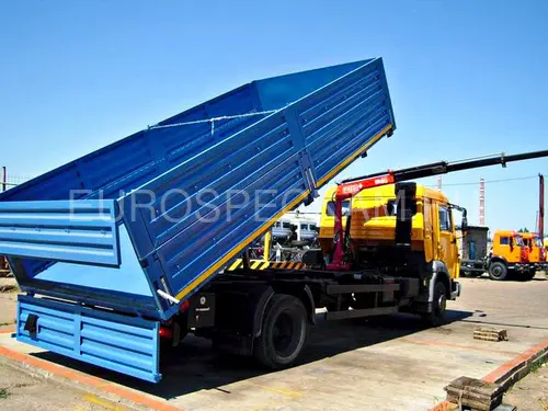 КАМАЗ 4308 самосвал с КМУ Fassi F155A.0.23 КАМАЗ 4308 самосвал с КМУ Fassi F155A.0.23