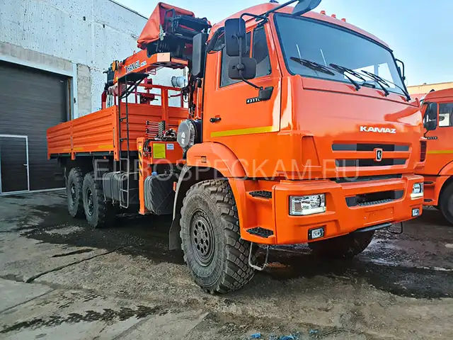 КАМАЗ 43118 бортовой с КМУ Hangil HGC 756