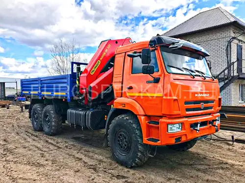 КАМАЗ 43118 бортовой с КМУ Инман ИМ 320