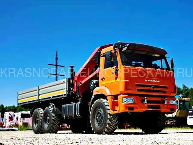 КАМАЗ 43118 бортовой с КМУ Palfinger PK 23500 A