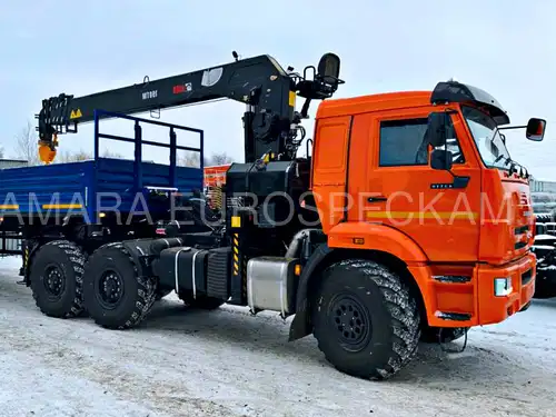 КАМАЗ 43118 тягач с КМУ HIAB 190 TM