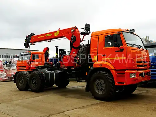 КАМАЗ 43118 тягач с КМУ Palfinger Инман ИТ-150 КАМАЗ 43118 тягач с КМУ Palfinger Инман ИТ-150