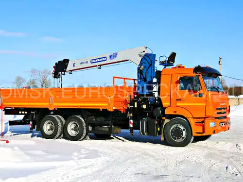 КАМАЗ 65115 бортовой с КМУ Галичанин КМУ-150