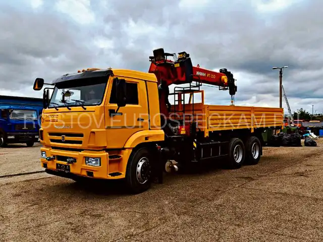 КАМАЗ 65115 бортовой с КМУ Palfinger Инман ИТ-150 (659000)