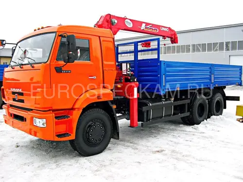 КАМАЗ 65115 бортовой с КМУ UNIC URV 504 КАМАЗ 65115 бортовой с КМУ UNIC URV 504