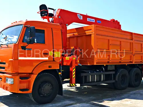 КАМАЗ 65115 самосвал с КМУ Kanglim KS 1256 G2 КАМАЗ 65115 самосвал с КМУ Kanglim KS 1256 G2