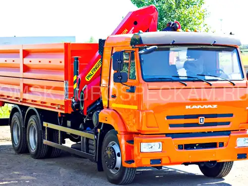 КАМАЗ 65115 самосвал с КМУ Palfinger Инман IM 150N КАМАЗ 65115 самосвал с КМУ Palfinger Инман IM 150N