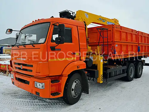 КАМАЗ 65115 самосвал с КМУ Soosan SCS 736 L2 КАМАЗ 65115 самосвал с КМУ Soosan SCS 736 L2