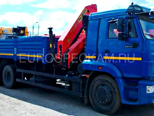 КАМАЗ 65117 бортовой с КМУ Palfinger PK 23500 A