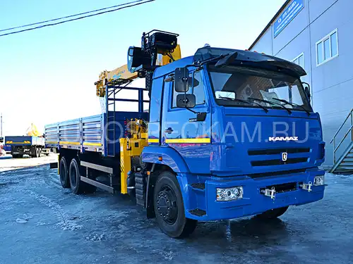 КАМАЗ 65117 бортовой с КМУ Soosan SCS 746L